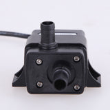 Battery Operated Submersible Water Pump for Aquarium Fountain Pond Circulating 10V USB Mini Quiet Underwater Pump - Top-Down View
