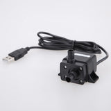 Battery Operated Submersible Water Pump for Aquarium Fountain Pond Circulating 10V USB Mini Quiet Underwater Pump - 45-Degree Angle
