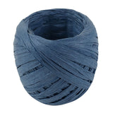 Raffia Ribbon, 787 inches Raffia Ribbon for Gift Wrapping, Raffia Yarn for Crocheting, Raffia Paper Ribbons for Craft, Packing Paper Twine Ribbon 1/5 Inch Width Dark Blue