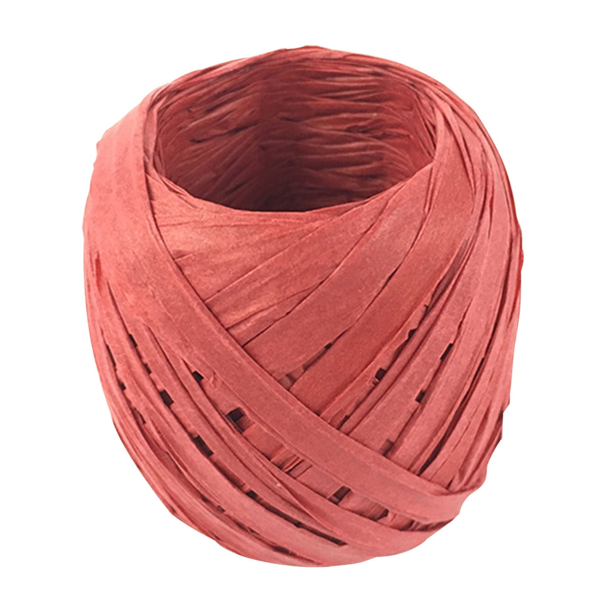 Raffia Ribbon, 787 inches Raffia Ribbon for Gift Wrapping, Raffia Yarn for Crocheting, Raffia Paper Ribbons for Craft, Packing Paper Twine Ribbon 1/5 Inch Width Red