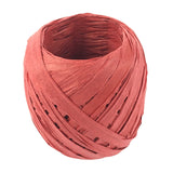 Raffia Ribbon, 787 inches Raffia Ribbon for Gift Wrapping, Raffia Yarn for Crocheting, Raffia Paper Ribbons for Craft, Packing Paper Twine Ribbon 1/5 Inch Width Red