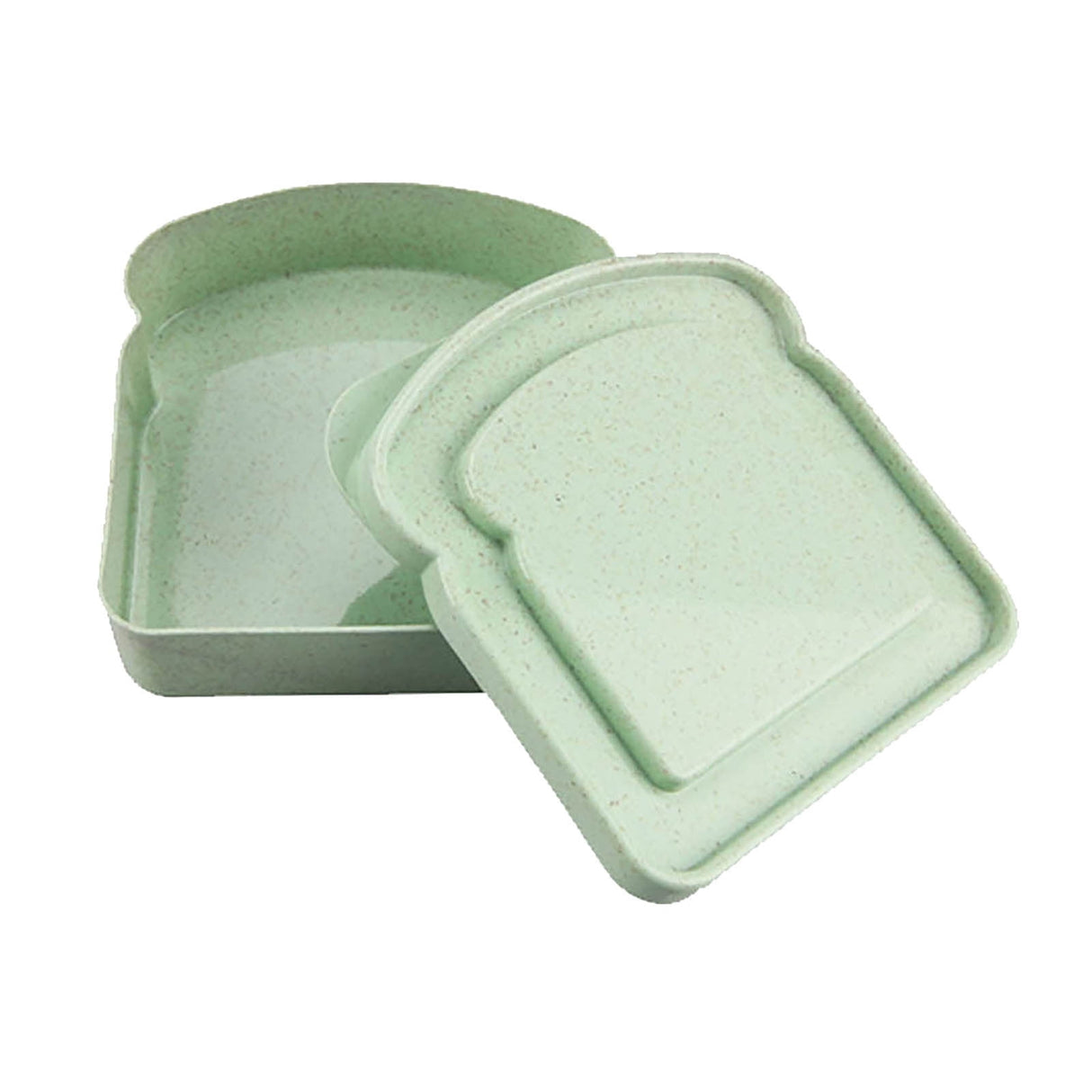 Sandwich Containers, Reusable Sandwich Box Container, Sandwich Holder Bread Container for Adults, BPA Free, Microwave & Dishwasher Safe, Office, Camping Green
