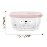Fridge Berry Storage Container with Lids with Strainer, Plastic Fresh Produce Saver Keeper for Vegetable Fruit Meat Lettuce, BPA Free Kitchen Refrigerator Organization Pink