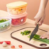 Fridge Berry Storage Container with Lids with Strainer, Plastic Fresh Produce Saver Keeper for Vegetable Fruit Meat Lettuce, BPA Free Kitchen Refrigerator Organization White - 45-Degree Angle