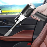 Handheld Car Vacuum Cleaner, 120W Powerful Suction Small Car Vacuum Cleaner, Mini Dusts Buster with USB Portable Vacuum Cleaner(2 Filter) 6.1×6.4 in B - Low Angle