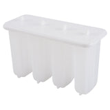 Popsicle Molds 4 Cavities BPA Free Silicone Popsicle Molds, Ice Molds Silicone Popsicle Maker Homemade Ice Cream Mold, Reusable Multicolor