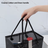 Mesh Shower Caddy Freestanding Portable Shower Tote Bag for College Dorm, Hanging Shower Caddy Dorm Basket, Bathroom, Gym, Travel, Quick Dry Hanging Shower Organizer for Toiletry Essentials 10.2×6.3×9.8 in Black