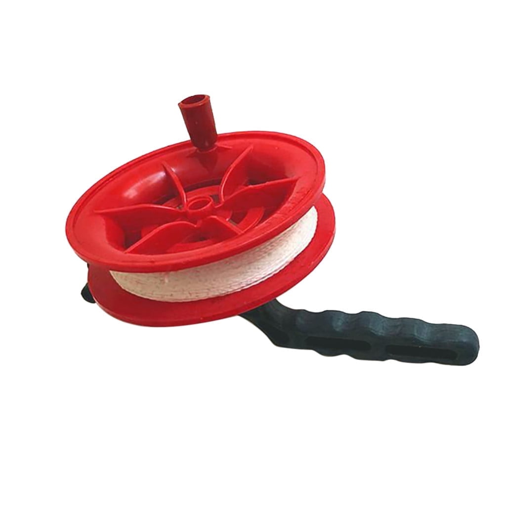 Kite String Reel, Kite Reel,Kite String Spool,Kite Line 4 inches, with 100M Line Red