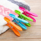 Colorful Plastic Clothespins, Heavy Duty Laundry Clothes Pins Clips with Springs, Air-Drying Clothing Pin Set (24 Pack) 48 Pack Multicolor