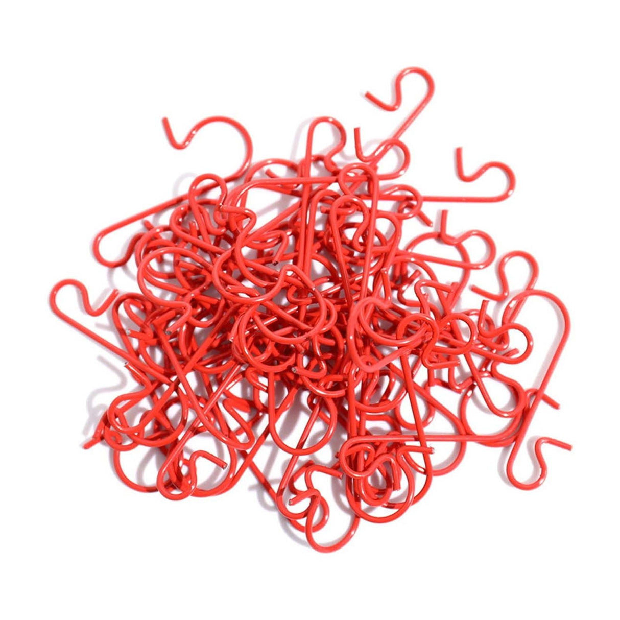 50 Pack Christmas Ornament Hooks 0.47*1.18in Stainless Steel S-Shaped Hangers for Christmas Tree Decoration Christmas Stocking Balls Christmas Ornaments,Gold