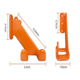 Chainsaw Hanger, 2 Pack Chainsaw Wall Mount, Heavy Duty Chainsaw Holder, Garage Organization Garage Storage Shed Organizer Mounted Chainsaw Rack - Side View