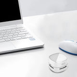 Vacuum Cleaner, Mini Table dust Sweeper Energy Saving,High Endurance mins, Rotatable Design for Keyboard/Home/School/Office (White Charging，7.9*7.9*6cm)
