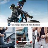 Bike Phone Mount, Universal Bike Cell Phone Holder, 360° Rotatable, Silicone Bicycle Phone Mount Compatible with iPhone 15/14/13/Pro Max/Pro/mini/12/11/Xs/Max/Xr/X/7/8/Plus, 4.0''~6.7'' Cellphones