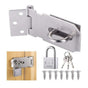30mm Door Bolt with Latch and Keys - Heavy-Duty Security Lock for Home & Office