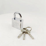 30mm Door Bolt with Latch and Keys - Heavy-Duty Security Lock for Home & Office - Side View