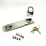 30mm Door Bolt with Latch and Keys - Heavy-Duty Security Lock for Home & Office - Top-Down View