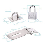 30mm Door Bolt with Latch and Keys - Heavy-Duty Security Lock for Home & Office