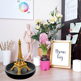 Eiffel Tower Ring Stand – An elegant jewelry stand, a romantic gift, a chic decoration, perfect for engagements, weddings, or dressing table displays. - Side View