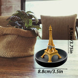 Eiffel Tower Ring Stand – An elegant jewelry stand, a romantic gift, a chic decoration, perfect for engagements, weddings, or dressing table displays. - 45-Degree Angle