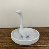 Dinosaur Jewelry Holder for Adorable Ring Display Cute Dino Ring Stand for Ring Storage Dino Ring Organizer Jewelry Display Ring Dish Tray - Front View