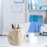 Hirt & Tie Pen Holder – Stylish 3D Printed Desk Organizer - Side View