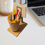Large Basketball Net Pencil Holder with Backboard - Top-Down View