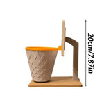 Large Basketball Net Pencil Holder with Backboard - 45-Degree Angle