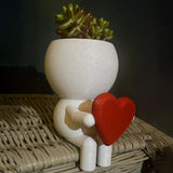 Home Decor Succulent Air Planter Stand,Air Plant holder, Air Plant Lover Gift  Desk Decor - Side View