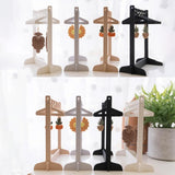 Earring Holder,Earring Display, Earring Hanger, , Jewelry Display Jewelry hanger Multiple style hangers available, clothing rack for earrings（brown）