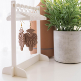Earring Holder,Earring Display, Earring Hanger, , Jewelry Display Jewelry hanger Multiple style hangers available, clothing rack for earrings（White）