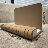 3D printed bookends are both practical and aesthetically pleasing, making them ideal for bookworms, students, or anyone who enjoys organizing their reading materials. - Top-Down View