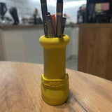 Yellow Crocs Boot Pen Holder – A Fun Desktop Organizer - Front View