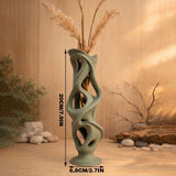 3D-printed vases: Unique and personalized items to decorate dining tables. White. - Front View