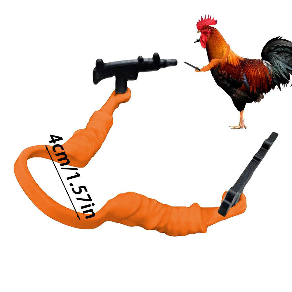 Chicken arms with Guns,Fun, Durable, Rooster Pistol Party, Perfect for Parties, Photoshoots and Pranks Costumes for Chickens to wear(blue)
