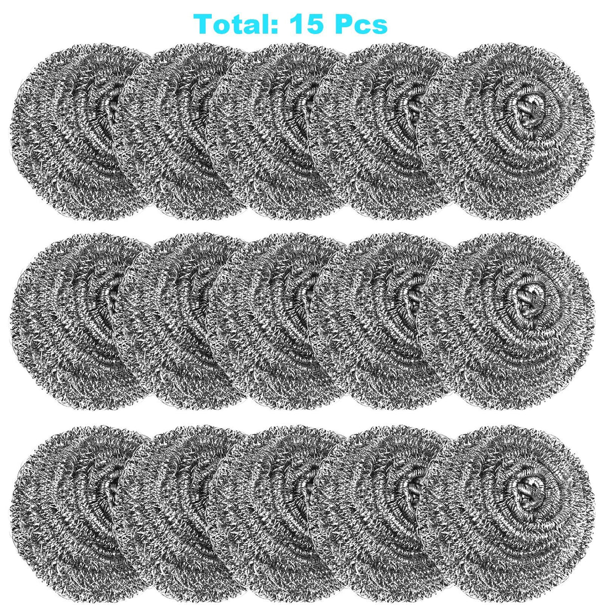 40 Pack Stainless Steel Scourers Metal Wire Cleaning Balls Heavy Duty Rust Resistant Non Scratch Pot Pan Cleaner Kitchen Washing Gadget