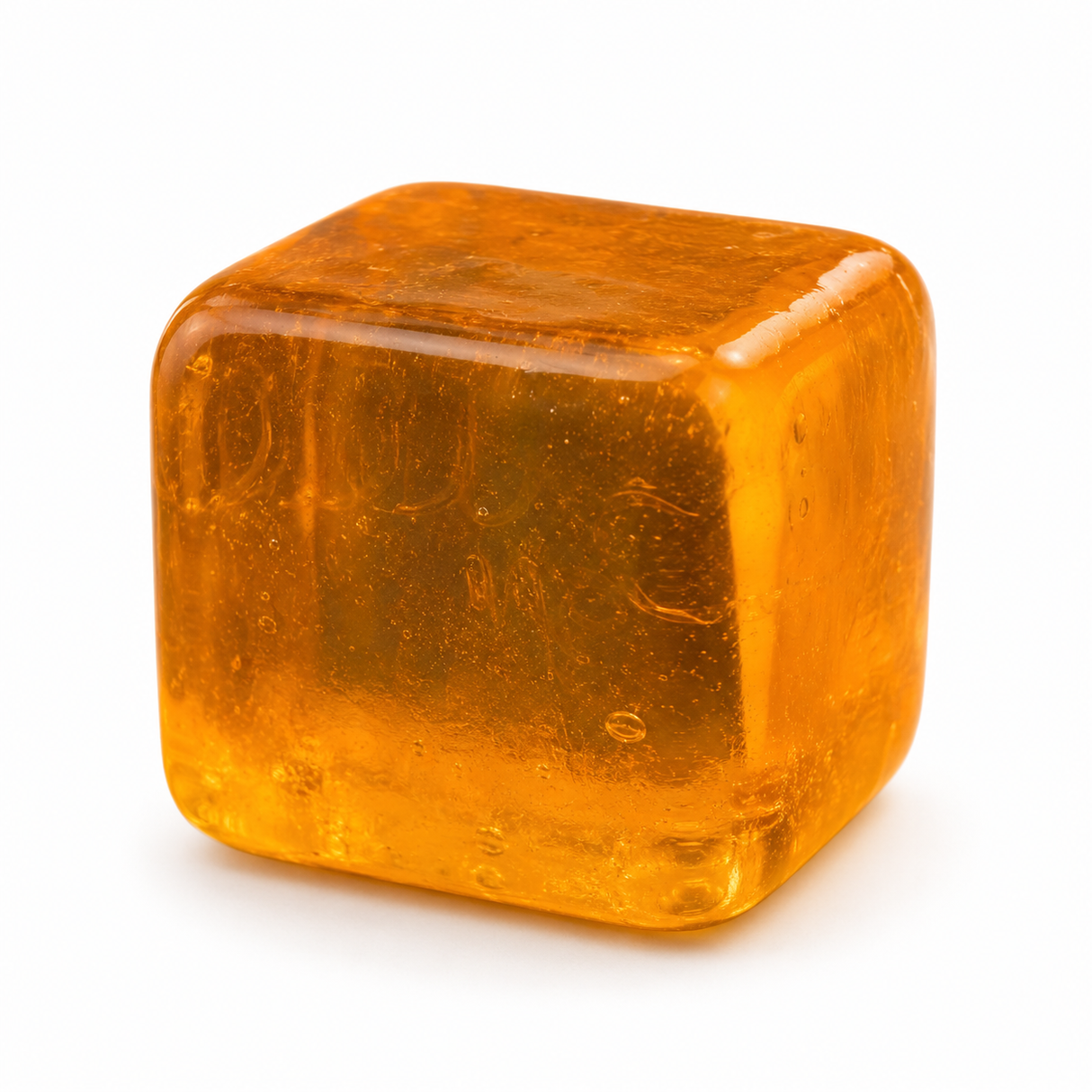 Orange Stress Cube Fidget Squishy Slow Rising Sensory Squeeze Ball, Relaxing Fidget Toy for Stress Relief Gifts