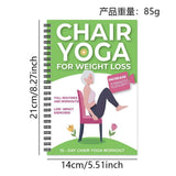 Chair Yoga for Seniors Over 60 – 30-Day Weight Loss & Toning Guide, 15-Min Daily Routine, Illustrated Poses, Progress Tracker, Spiral-Bound Home Fitness Book
