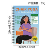 Chair Yoga for Seniors Over 60 – 30-Day Weight Loss & Toning Guide, 15-Min Daily Routine, Illustrated Poses, Progress Tracker, Spiral-Bound Home Fitness Book