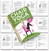 Chair Yoga for Seniors Over 60 – 30-Day Weight Loss & Toning Guide, 15-Min Daily Routine, Illustrated Poses, Progress Tracker, Spiral-Bound Home Fitness Book