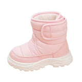 Toddler Boy Girl Anti Slip Warm Winter Boots Black AU8 Size for Outdoor Walking Snow Sport Trekking
