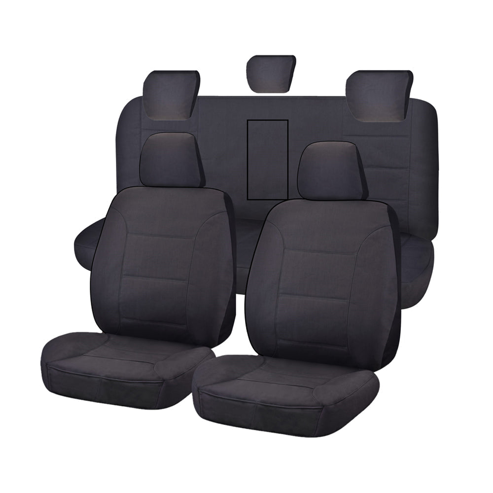 Custom Fit Waterproof Canvas Seat Covers for Chevrolet Colorado RG Series Dual Cab (2012-2022)