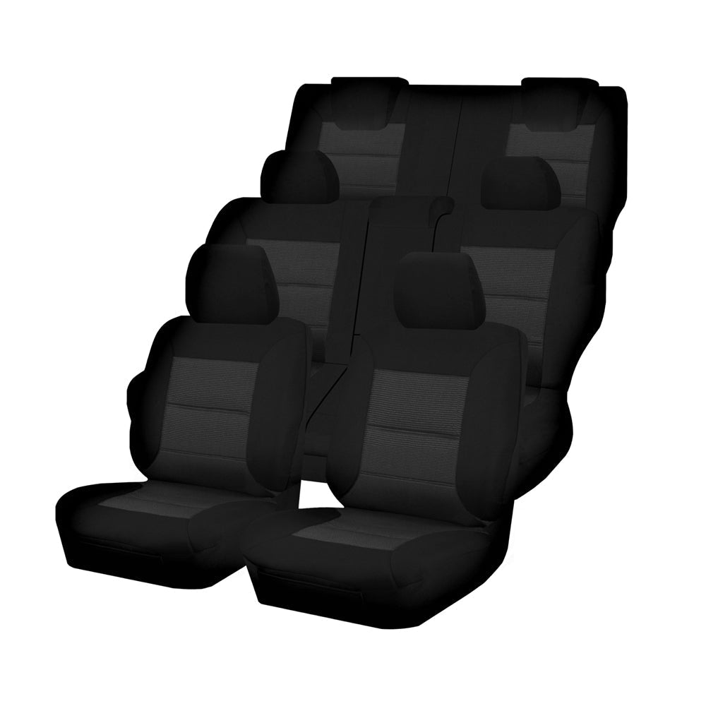 Custom Fit Jacquard Seat Covers for Nissan Rogue T32 (2014-2022) - 7-Seater