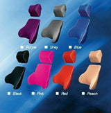 Memory Foam Lumbar & Neck Cushion Mocha - Side View