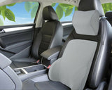 Memory Foam Lumbar & Neck Cushion Peach - Front View