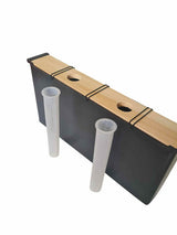 Beehive Frame Feeder Large with Wooden Top Plate 6 Ltr - Front View