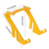 Beekeeping Honey Gallon Plastic Bucket Holder Brackets 2PC - Front View