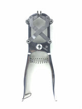 Cattle Lamb Sheep Stainless Steel Elastrator Castrating Plier with 100 Rubber - Top-Down View