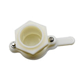 Honey Gate Valve with Wing Nut, Heavy Duty Nylon Bee Hive Tools 4 PCS - Front View