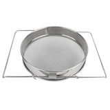 Stainless Steel Double-layer Bee Honey Sieve Filtration, Strainer Honey Harvesting Tool - Side View