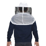 Beekeeping Bee Half Body Round Head Veil Protective Gear - Side View